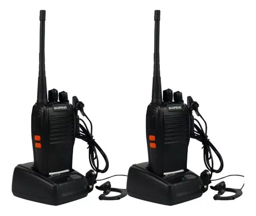 2 Radios De Policia Baofeng 777s + Fone Monitoramento Vigia