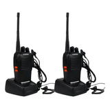 2 Radios De Policia Baofeng 777s + Fone Monitoramento Vigia