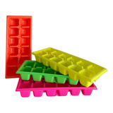Set X2u Cubeteras Hielera Hielo Silicona Flexible  12 Cubos