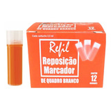 Refil Recarga Para Marcador De Quadro Branco Caixa C/ 12 Un. Cor Da Tinta Larannja