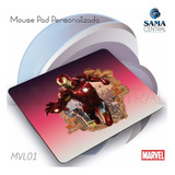 Mouse Pad. Tapete Para Raton. Marvel Spiderman Hulk Iron Man