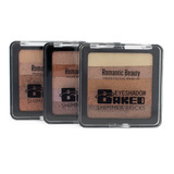 Sombra De Ojos Shimmer Bricks Romantic Beauty 3 Unidades