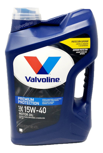 Aceite Motor Valvoline 15w40 Multigrado 4.73 Litros Premium