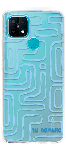 Funda Para Oppo Para Mujer Líneas Laberinto Con Tu Nombre