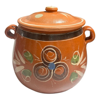 Olla De Barro 4 Litros Con Tapa Guisos Cafe Atole Frijoles | Envío gratis