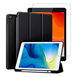 Funda Soft Tpu Reforzada Para iPad 10.2 Gen 7/8/9 + Vidrio