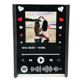 Quadro Mdf  Spotify Interativo Lindo Presente Personalizado