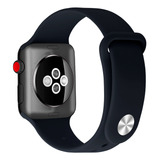 Correa Botón Compatible Iwatch Apple Watch 42/44/45mm Azul C