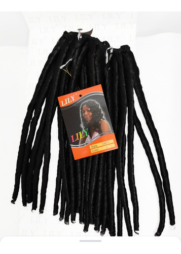 Cabelo Dread Rastafari Lily Estilo Chris Crochet Braid 