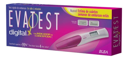 Evatest Test Embarazo Digital Estimador Semanas Concepcion
