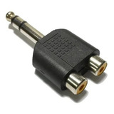 Adaptador Auxiliar 6,5 Mm A Dual Rca Stereo