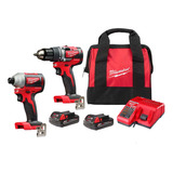 Combo Milwaukee M18 Brushless Rotomartillo + Llave Impacto 