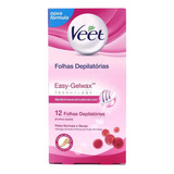 Cera Fria Corporal Veet Para Pele Normal E Seca 12 Folhas