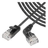 Cable Ethernet Cat6a De Rotación De 360°, Cable De Red Recto