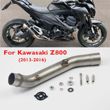 Tubo Escape Mid Connect Slip On Para Kawasaki Z800 13-16