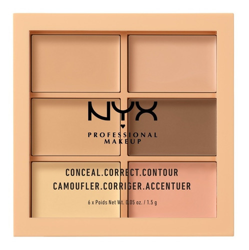 Paleta De Correctores Multitono Nyx 1.5 Gr Professional