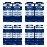 Lâmina De Barbear Gillette Platinum - 4 Cartelas C/60u Cada