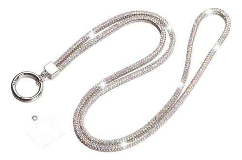 Cordão De Telefone De Strass, Correias De Corrente, Cristal