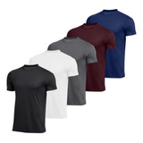 Kit 5 Camiseta Masculina Dry Fit Premium Academia Fitness