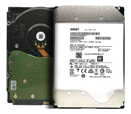 Disco Duro 10tb Marca Hgst 7200rpm 3.5 