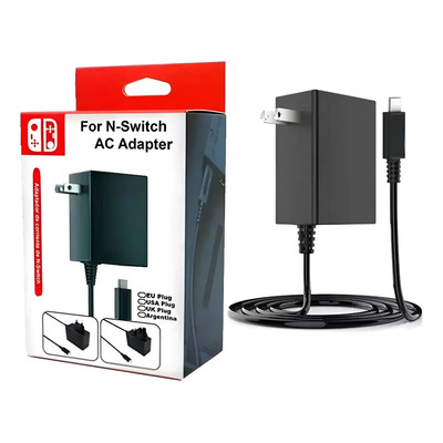 Cargador Rápido 15v 2.6a 1.5m Para Nintendo Switch | MercadoLibre
