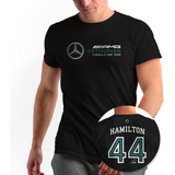 Playera Estampada Mercedes Benz Petronas F1 Hamilton 44