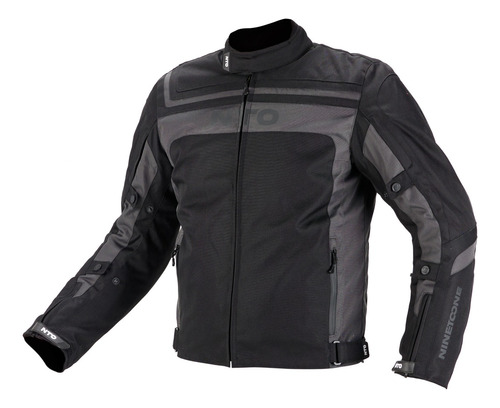 Campera Moto Cordura Nto Fuse Evo Negro Gris