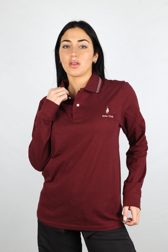 Chomba Remera Mujer Manga Larga 100% Algodon Oldtown Polo