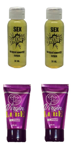 Pack X4 Viagra Liquido Hombre Y Mujer Sexshots + Estrechante