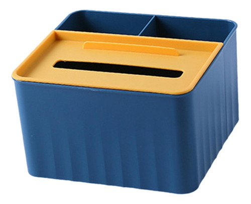 Cubierta De Caja De Pañuelos, Para 18cmx17cmx10.8cm Azul