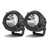 Par Faros Auxiliar De Luces Led Spot 50w Motocicleta Jeep