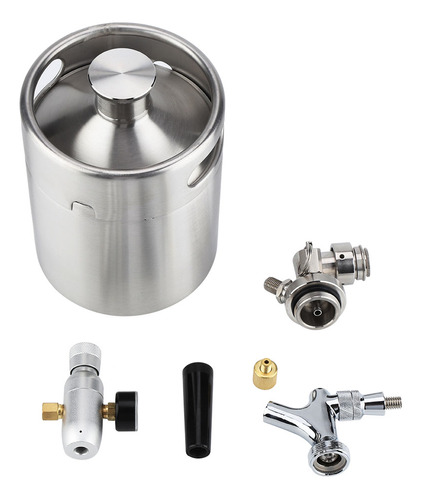 Barril De Cerveza De Acero Inoxidable, Mini Grifo Presurizad