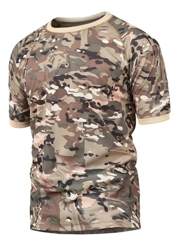 Camiseta Táctica Militar De Camuflaje Para Hombre Army Plus