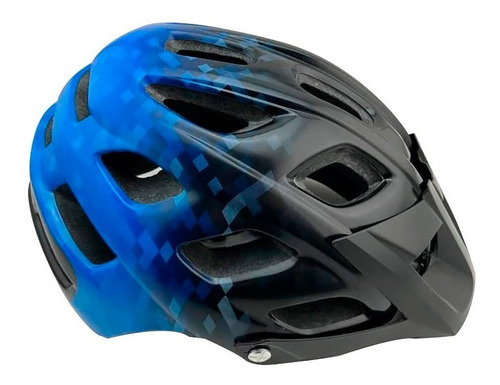 Casco Bicicleta Bmx Profesional Bks Mtb H360 Ruta Ciclismo Color Azul/negro Talla M