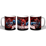 Taza Personalizada Plastico Spiderman Super Heroes 