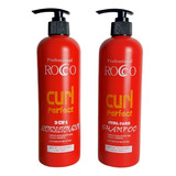  Shampoo + Acondicionador Control Y Cuidado De Rizos Rocco 