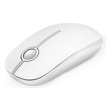 Mouse Vssoplor 24 G En Alámbrico/blanco Puro