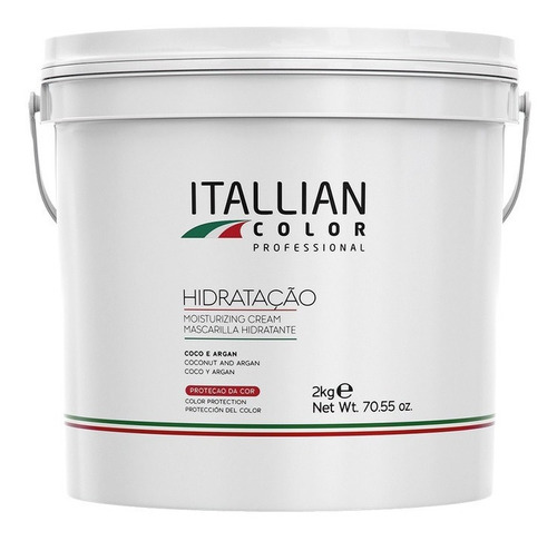 Hidratação Profisional Itallian Color 12 Óleos 2kg