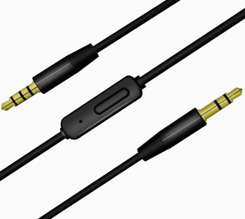 Cable Auxiliar 3.5 Mm Con Micrófono Y Botón Smart