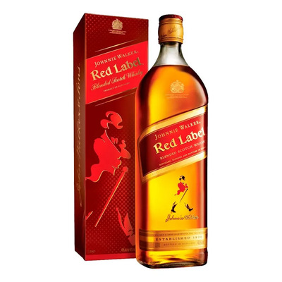 Red Label Garrafa Wisk Johnnie Walker 1 Litro