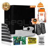 Kit Motor De Portão Eletrônico Ppa Dz Wifi 6m Crem App 600kg