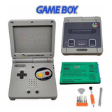 Carcasa Game Boy Advance Sp Gba Kit Completo + Extra Ttx