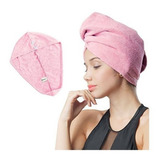 Gorro Toalla Turbante Microfibra Seca Pelo Rápido 