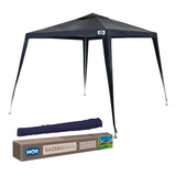 Tenda Gazebo 2,40x3m Ráfia Azul Bolsa Transporte 3533 - Mor