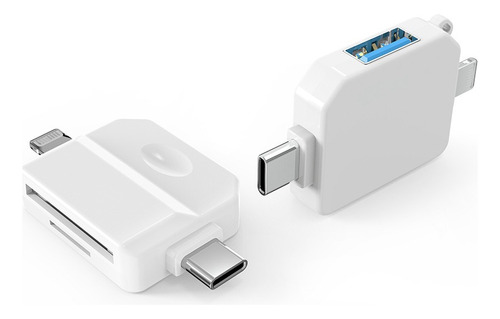 Lector De Tarjetas De Memoria Usb C Adaptador Otg Usb 3 En 1