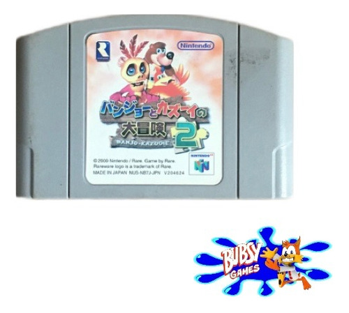 Nintendo 64 Edição Japonesa Banjo-kazooie Ler Descrição