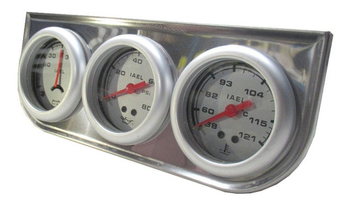3 Relojes Temperatura Agua Aceite Amperimetro 52mm