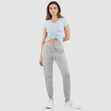 Jogger Mujer Ostu  Gris Poliéster 40070356-1258