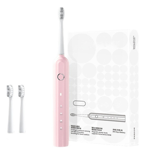 Cepillo Dental Electrico Recargable De 4 Mode 2 Cabezales