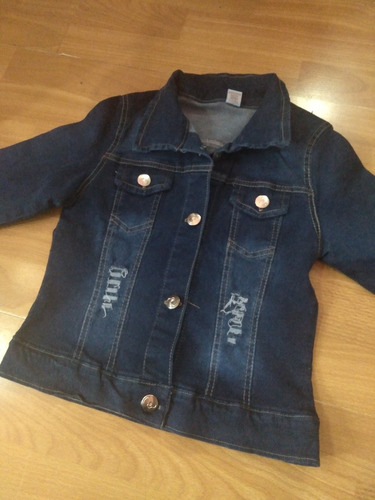 Campera Jean De Nena Azul